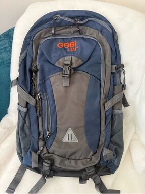 Gobi Heat Navy and Gray Travel Backpack new